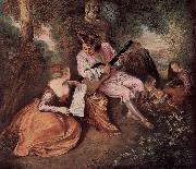 Jean antoine Watteau, Das Liebeslied